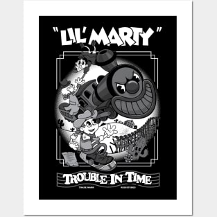 Lil Marty - Vinatage Cartoon Rubber Hose Back to the Future Posters and Art